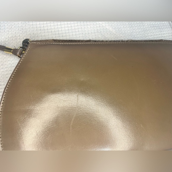 Florsheim Signature Snakeskin Brown Clutch - Picture 6 of 15